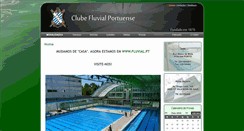 Desktop Screenshot of clubefluvialportuense.pt