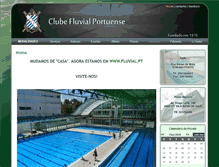 Tablet Screenshot of clubefluvialportuense.pt